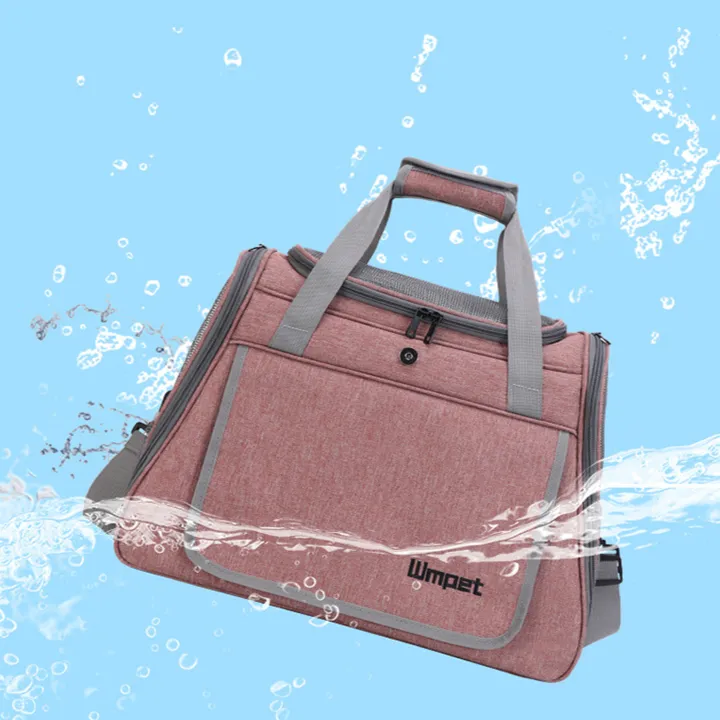 Cross Body Breathable Gridding Pet Travel Bag