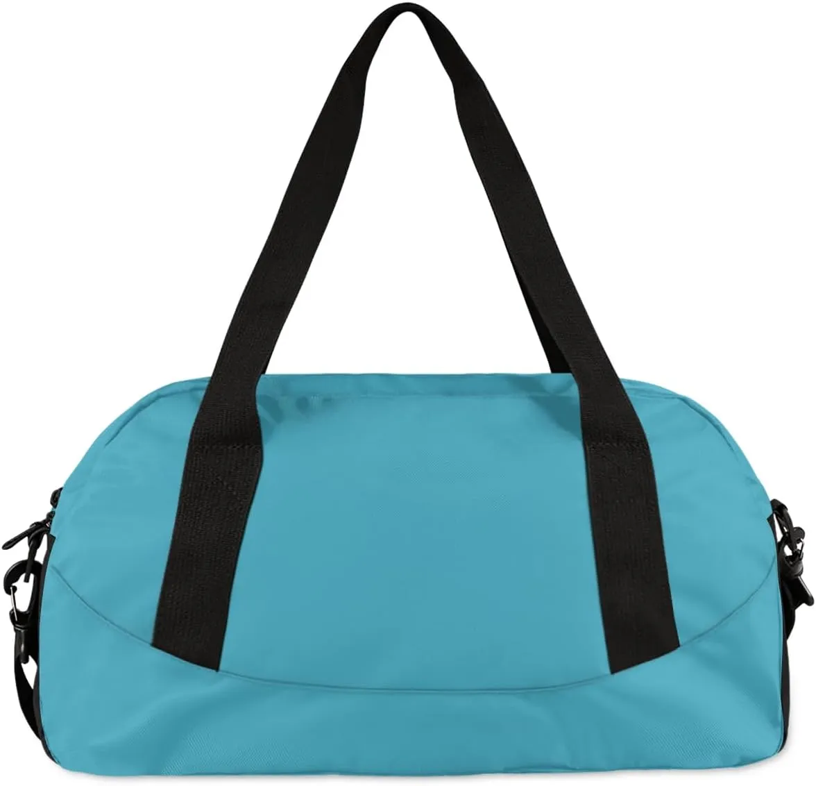 Custom Sport Gym Bag, Personalized Name Overnight Duffel Bag for Boys Girls Dance Weekender Bags Travel Tote Bag, Blue B