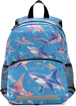 Cute Kids Backpack for Boys and Girls Ocean fish sea Masco Mini Travel School Bag