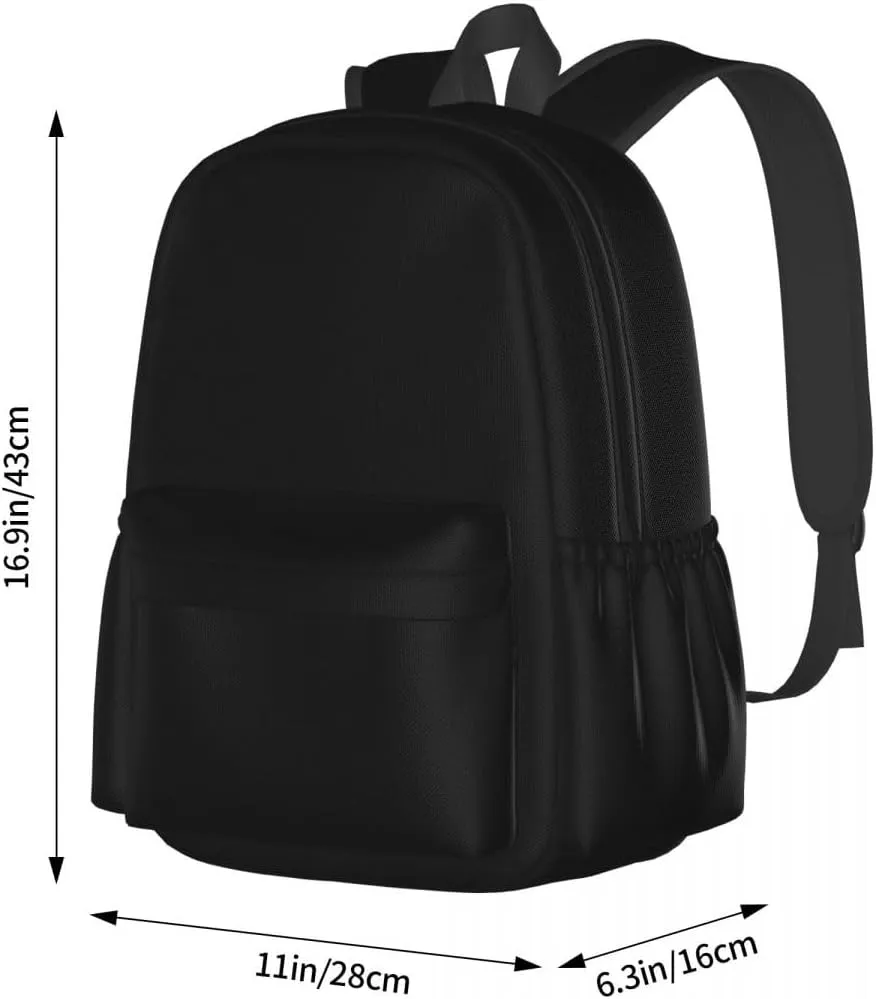 Cute Monkey Banana Multipurpose School Bag Bookbag for Teenage Boys Girls Daily Backpack