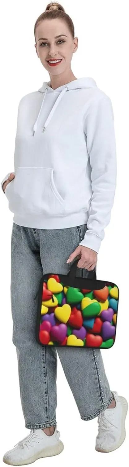 Daisy Laptop Shoulder Bag Notebook Computer Case Briefcase With Shoulder Straps And Handle