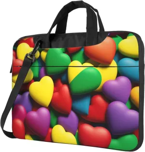 Daisy Laptop Shoulder Bag Notebook Computer Case Briefcase With Shoulder Straps And Handle