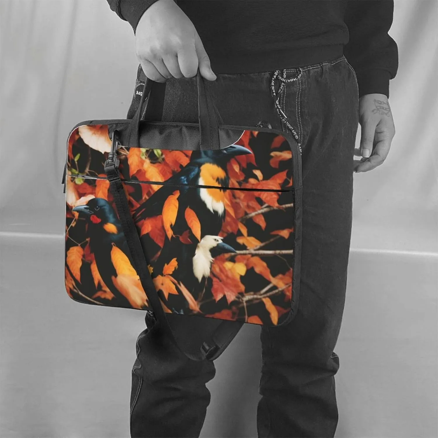 Daisy Laptop Shoulder Bag Notebook Computer Case Briefcase With Shoulder Straps And Handle