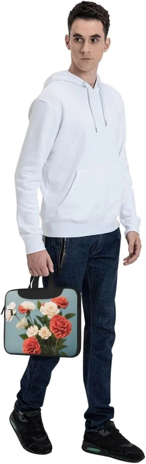 Daisy Laptop Shoulder Bag Notebook Computer Case Briefcase With Shoulder Straps And Handle