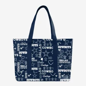Dallas Cowboys Logo Love Tote Bag