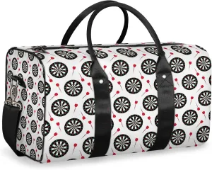 Darts Travel Duffle Bag, Weekender Bags for Women Men Dart Board Carry on Overnight Bag Waterproof Gym Bags, Hospital Bag for Labor and Delivery