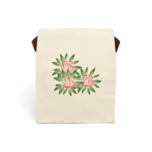 Dazzling Floral Canvas Lunch Bag for Nature Lovers
