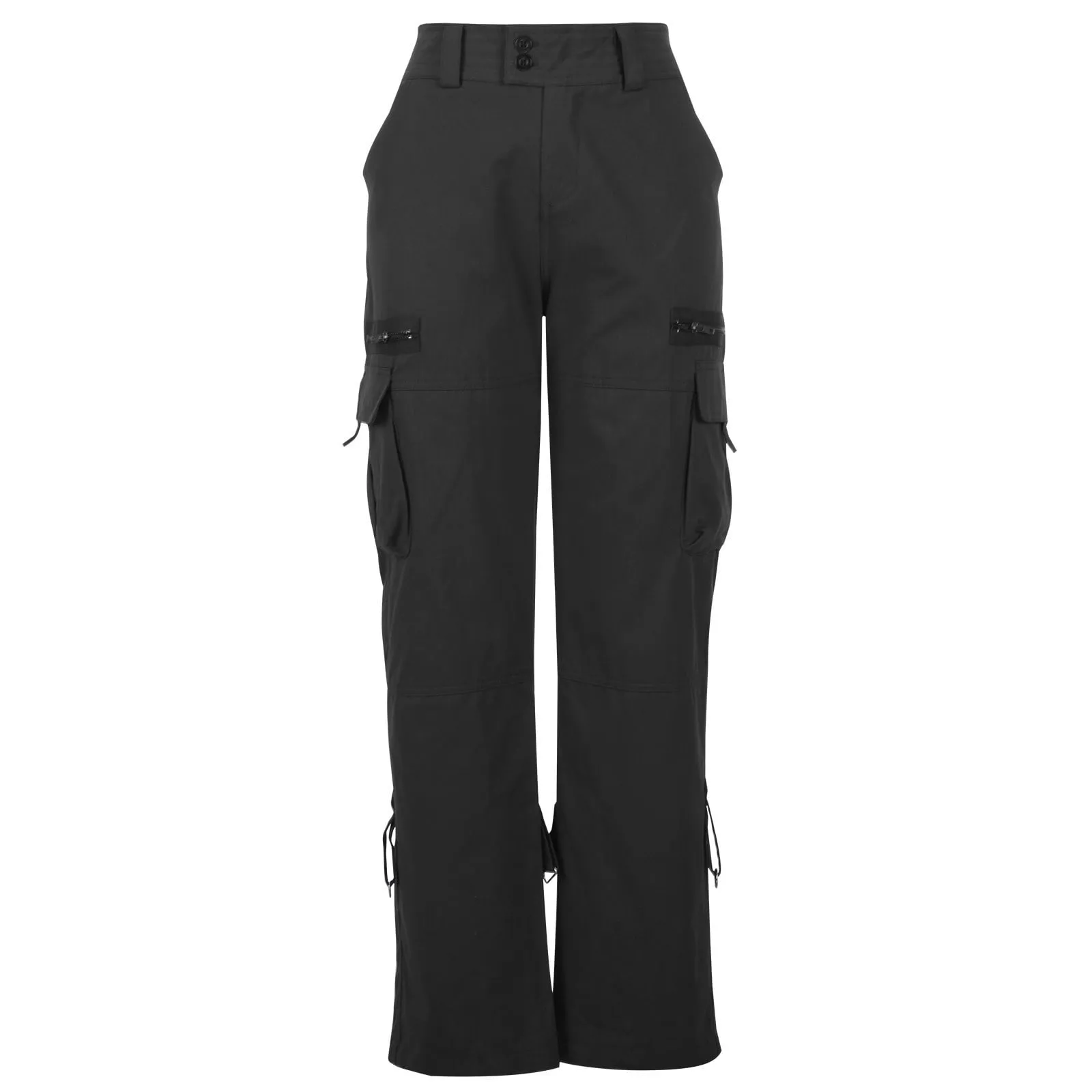 DDAPJ pyju Womens Cargo Pants with Zipper Pockets 2025 Clearance,Wide Straight Leg Y2k Pants Low Waist Parachute Pants Fall Flash Sale