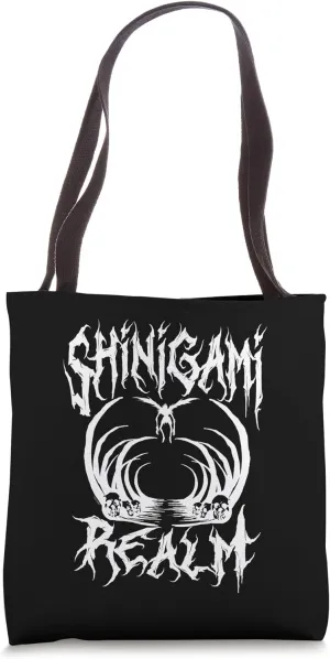 Death Note Shinigami Realm Heavy Metal Anime Tote Bag