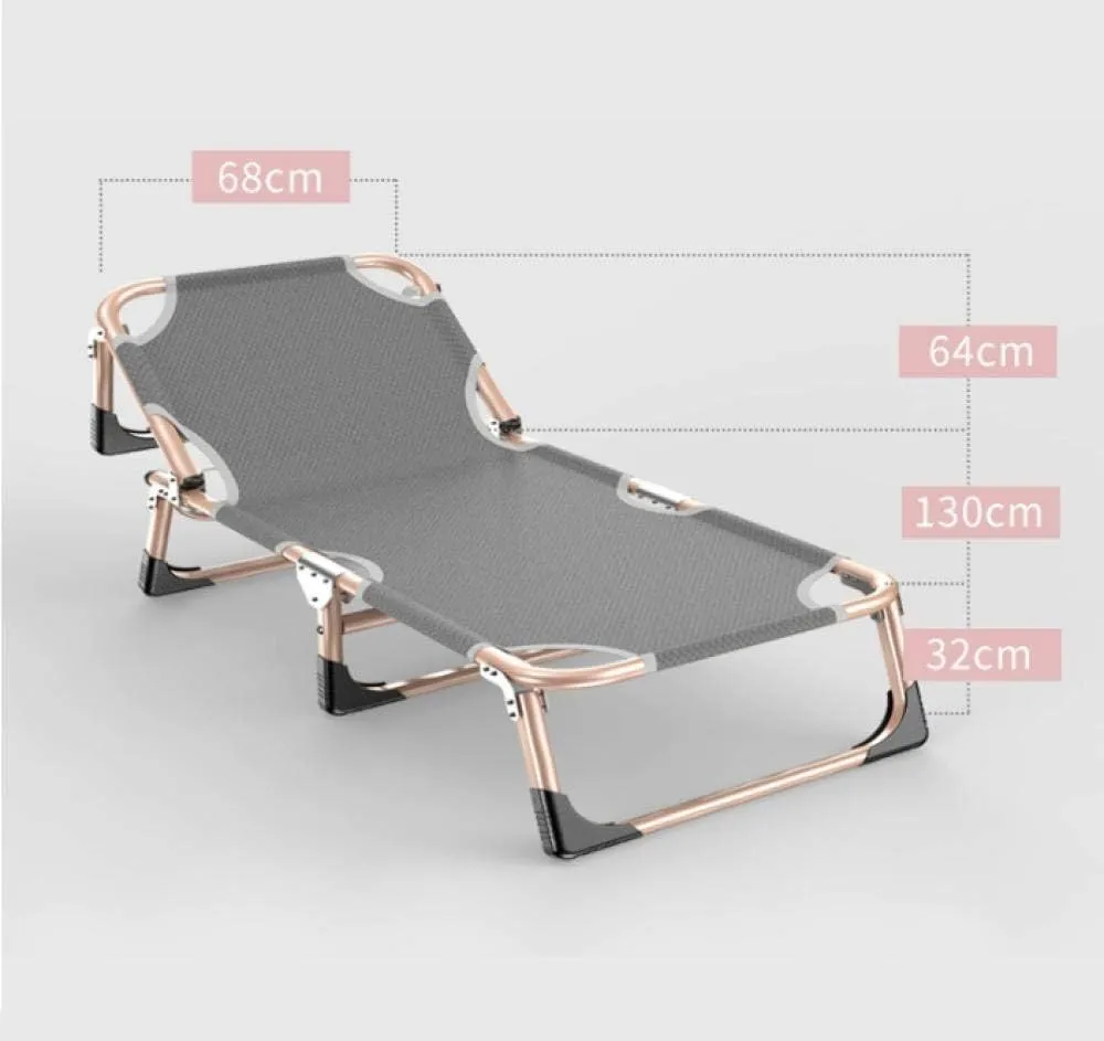 Deck Chair Recliners, Folding Sun Loungers, Office Beach Loungers, Terrace Loungers(Ice Silk Black)
