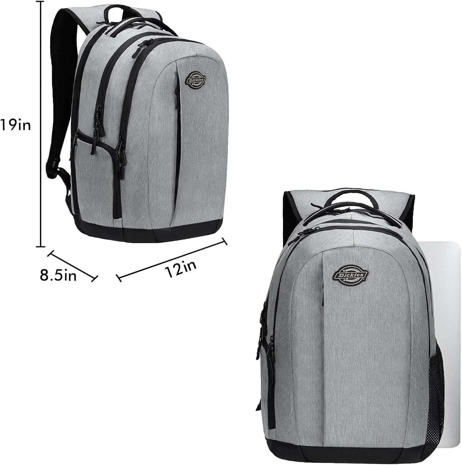 Dickies Laptop Backpack, Water Resistant College Computer Bag, Fits 15.6 Inch Notebook