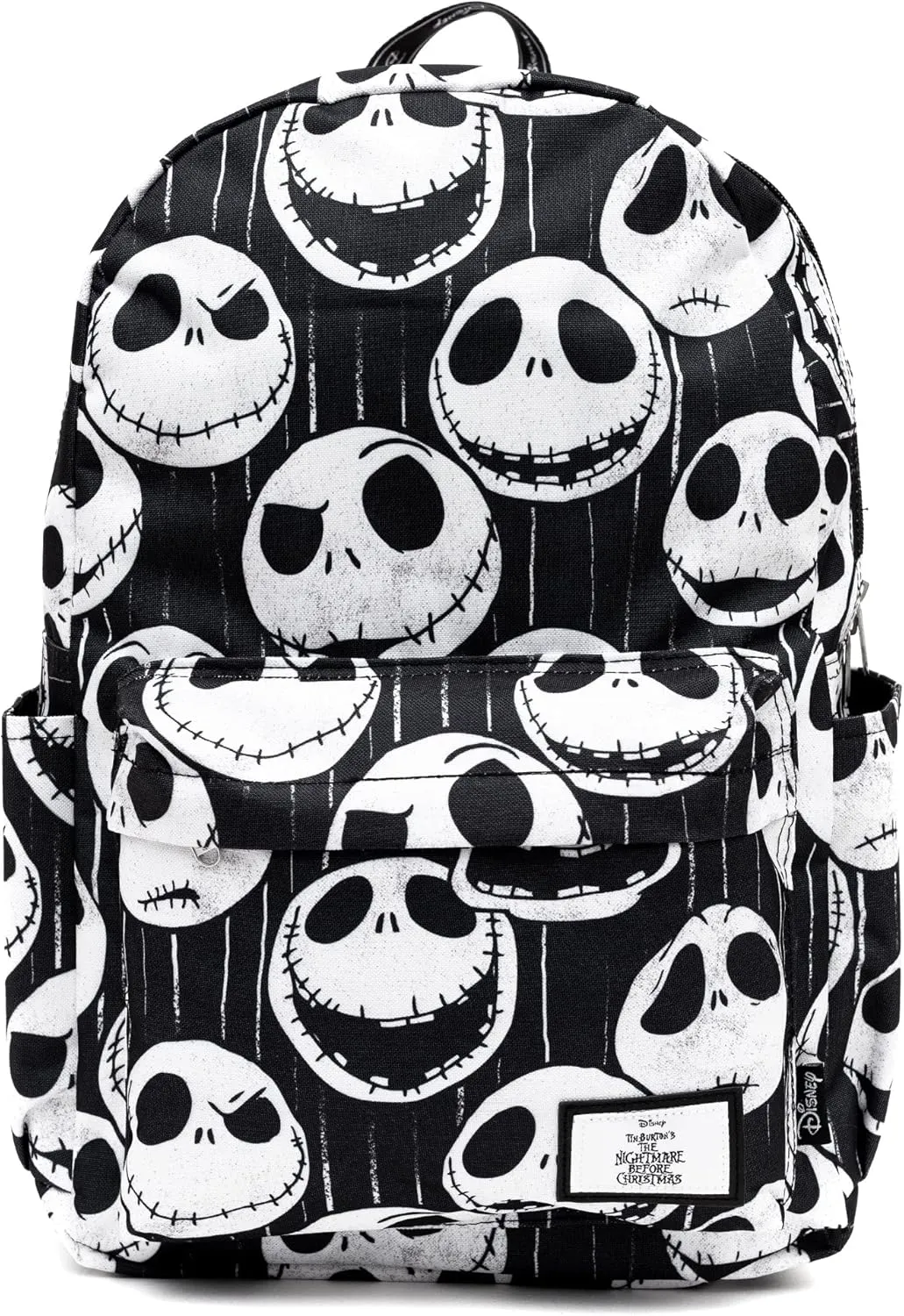 Disney Nightmare Before Christmas Jack Skellington 17" Full Size Nylon Backpack