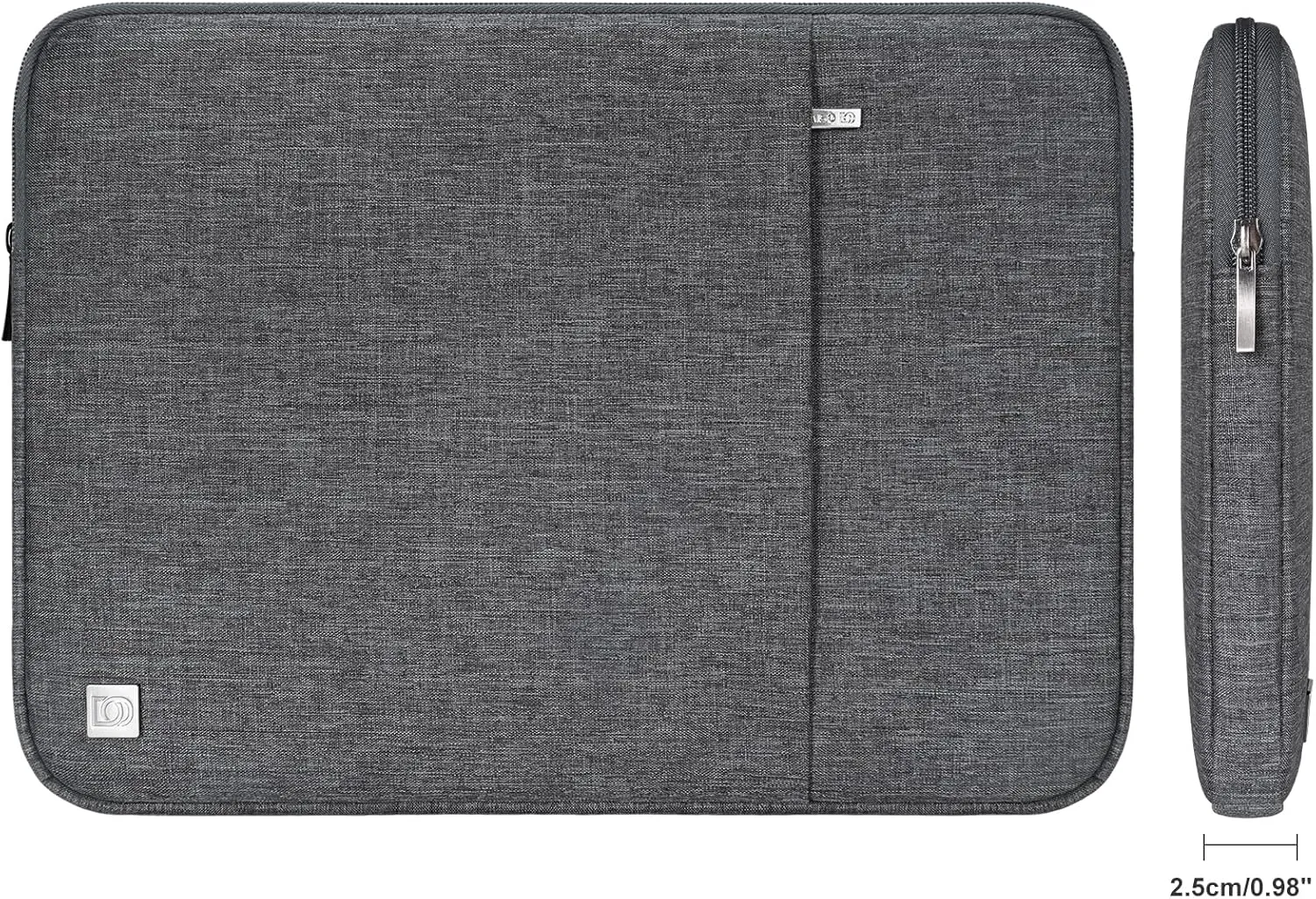 DOMISO 16 inch Laptop Sleeve Case Notebook Bag Protective Carrying Handbag for 16" Dell/HP Pavilion Envy/ThinkPad IdeaPad/ASUS Vivobook,Dark Grey
