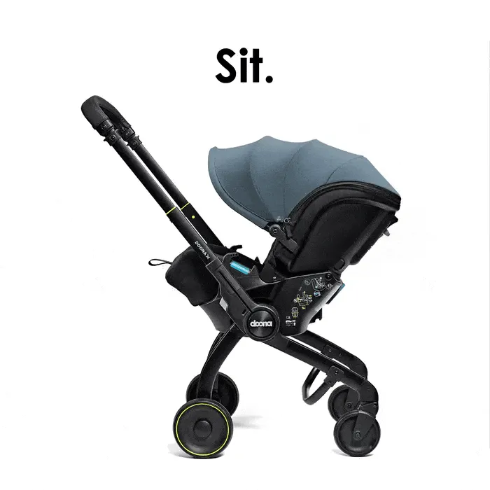 Doona X Infant Car Seat & Stroller - Ocean Blue