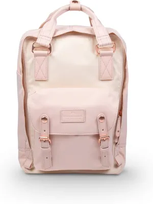 Doughnut Macaroon Nature Pale Series 16L Travel Ladies College Lightweight Commuter Casual Daypacks Bag Backpack (Soft Sunrise x Hazy)