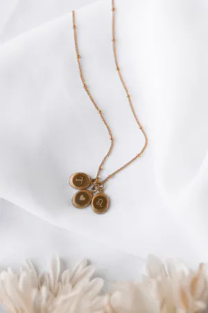 Drea - Stainless Steel Engraved Necklace