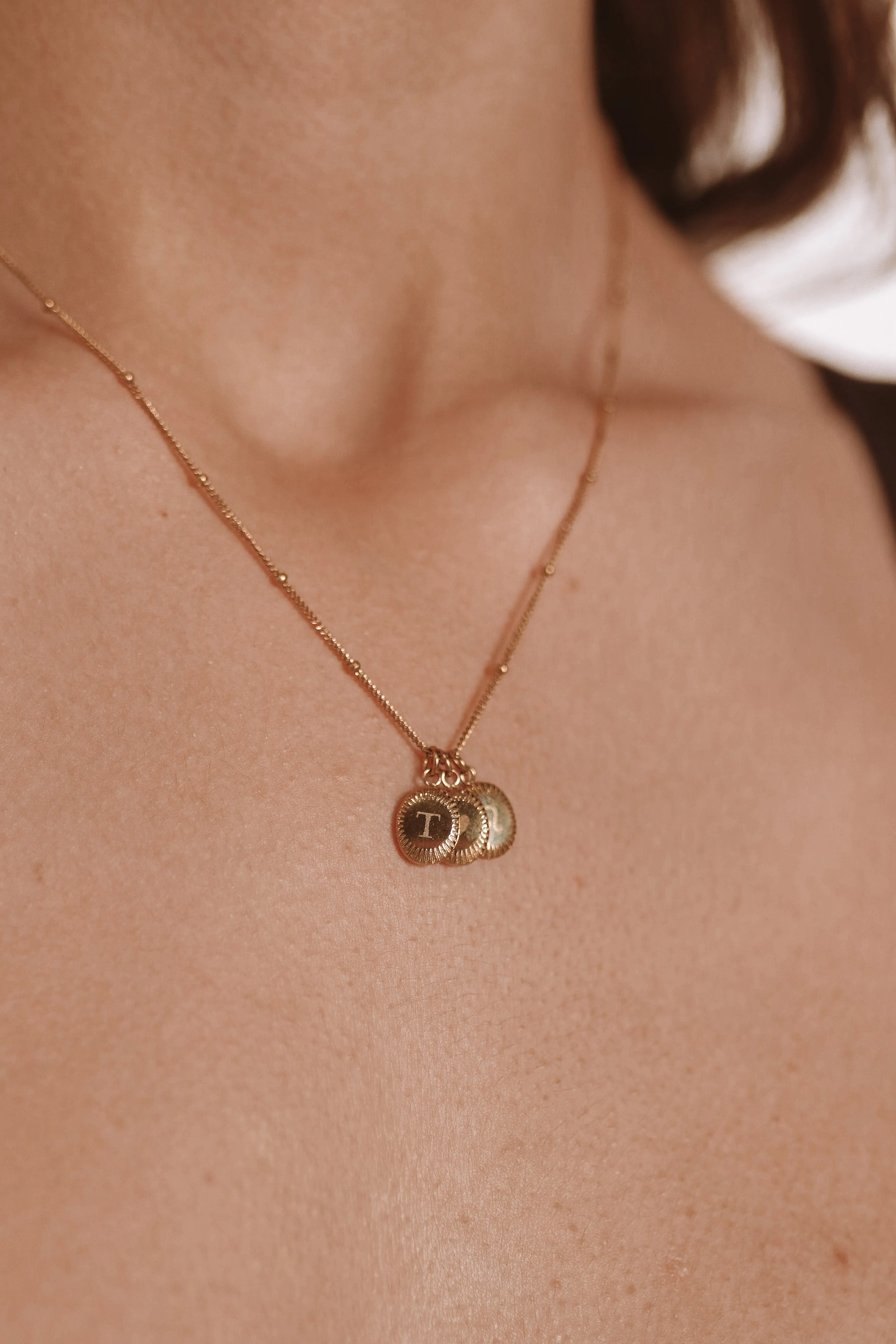 Drea - Stainless Steel Engraved Necklace
