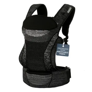 Dreambaby Inspire 3-Position Baby Carrier Newborn to Toddler, 8-33lb Front & Backpack Style Infant Carrier, Breathable Knit Fabric, Comfortable Head Support, Built in Storage Bag for Parents On the Go