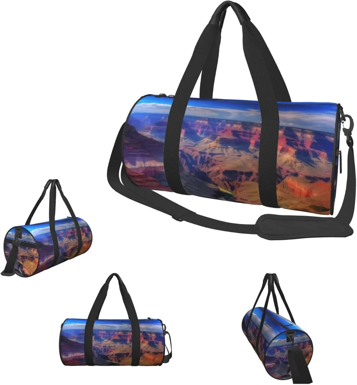Duffle Bags Beauty Grand Canyon Gym Bag for Men Women Waterproof Travel Duffle Bags Convertible Carry on Garment Bag for Travel Sports