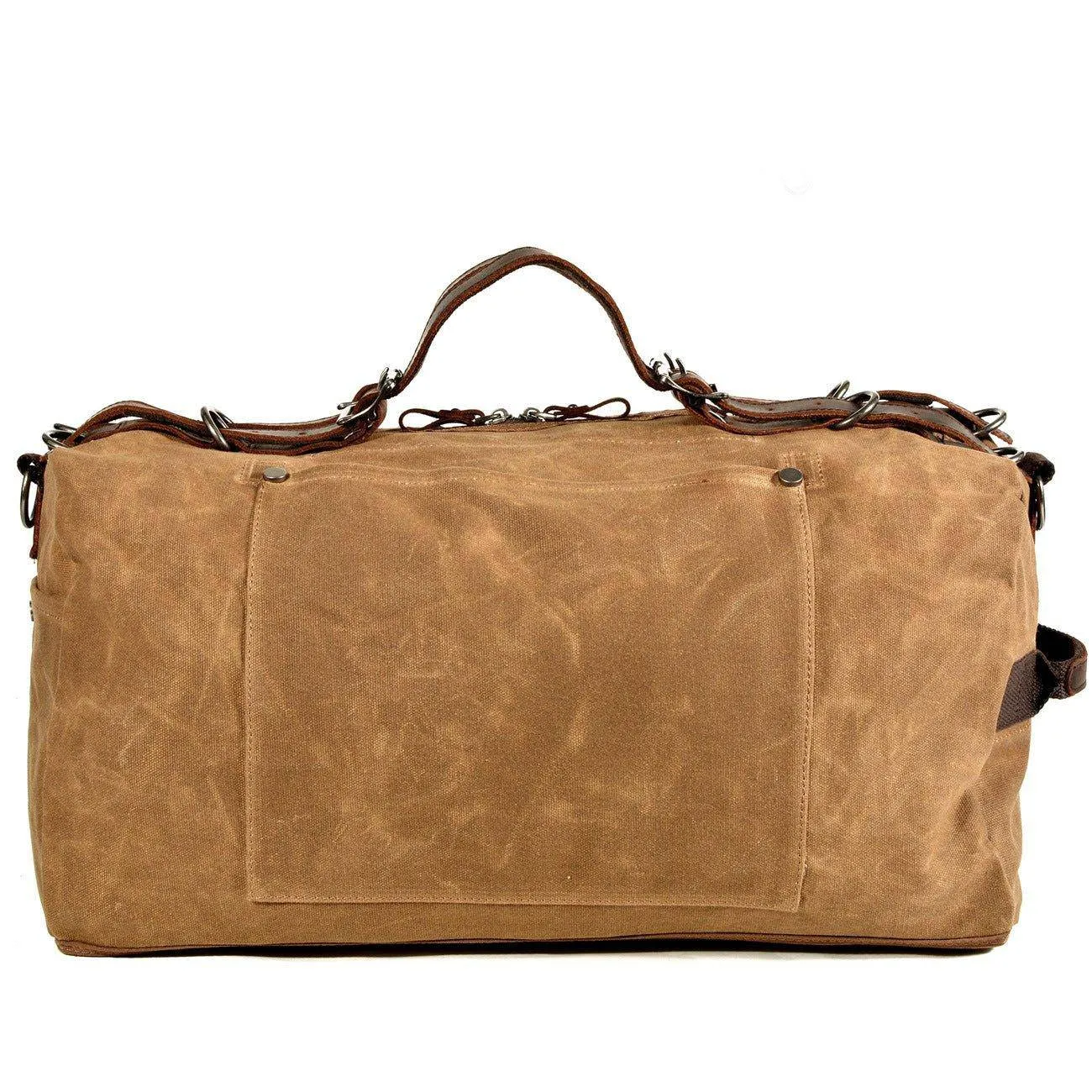 Durable Waxed Canvas Carry-on Luggage For Trips
