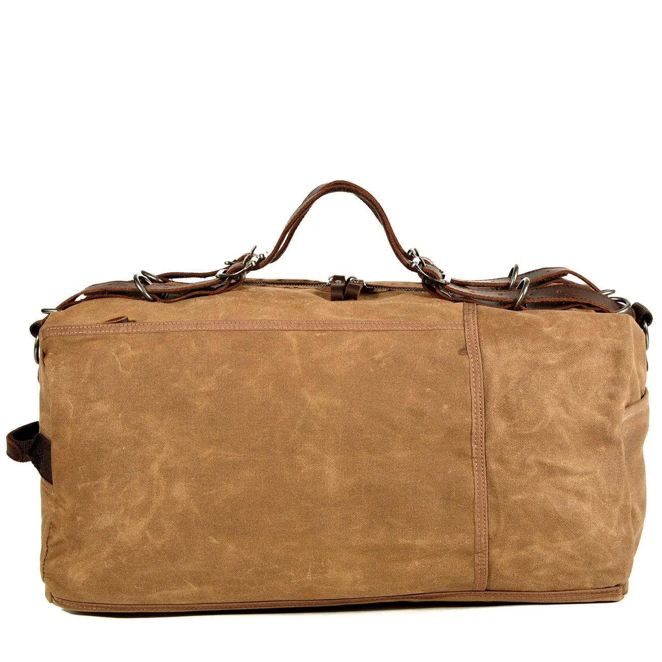 Durable Waxed Canvas Carry-on Luggage For Trips