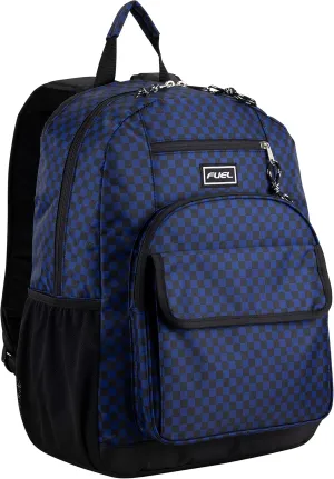 Eastsport Travel Laptop Backpack, Business Water Resistant Slim Sturdy Laptops Backpack College Work Computer Bag Unisex Fits 15" Notebook, Blue Checkerboard