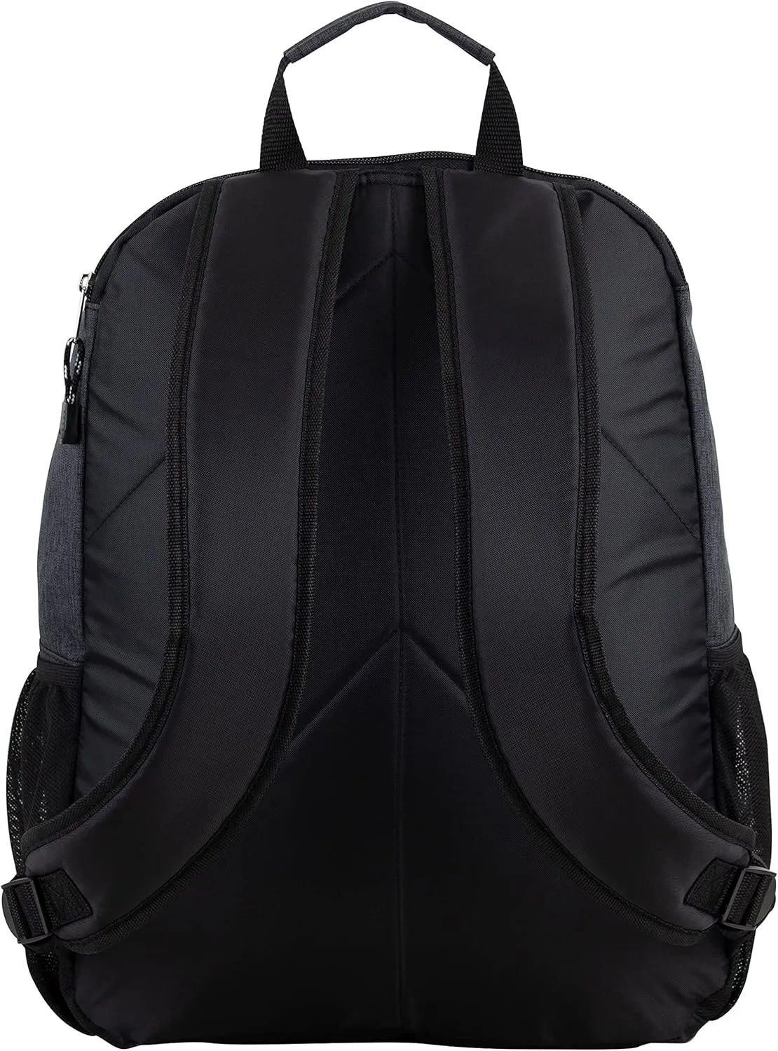 Eastsport Travel Laptop Backpack, Business Water Resistant Slim Sturdy Laptops Backpack College Work Computer Bag Unisex Fits 15" Notebook, Dark Grey Chambray