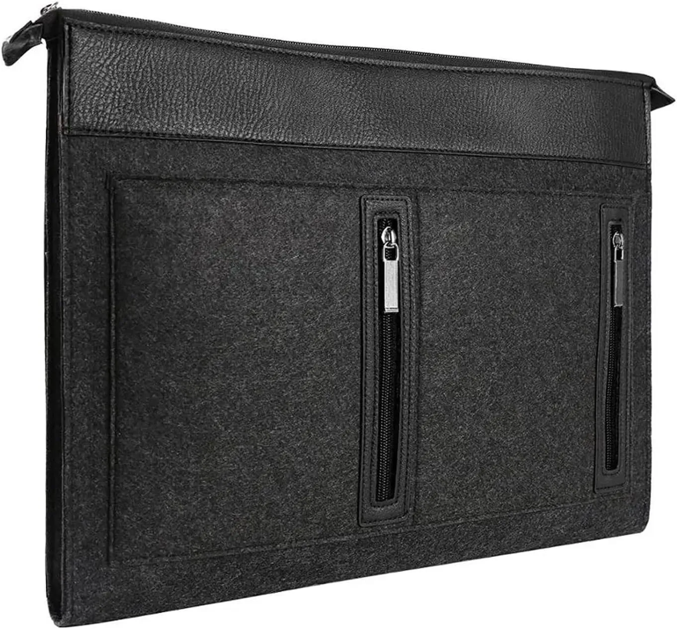 eBigValue Woolen Soft Padded Professional Laptop Sleeve Bag Case Compatible with 15-16 inch MacBook, Dynabook Laptops