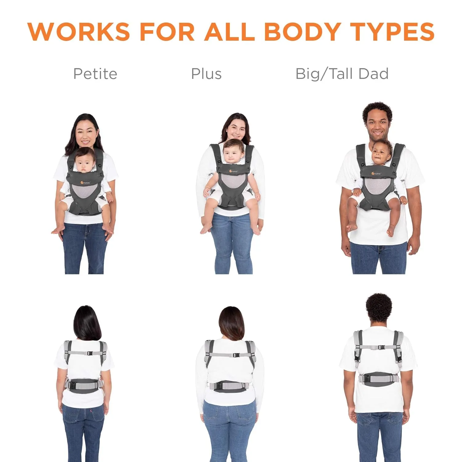 Ergobaby Carrier, 360 All Carry Positions Baby Carrier with Cool Air Mesh, Icy Mint