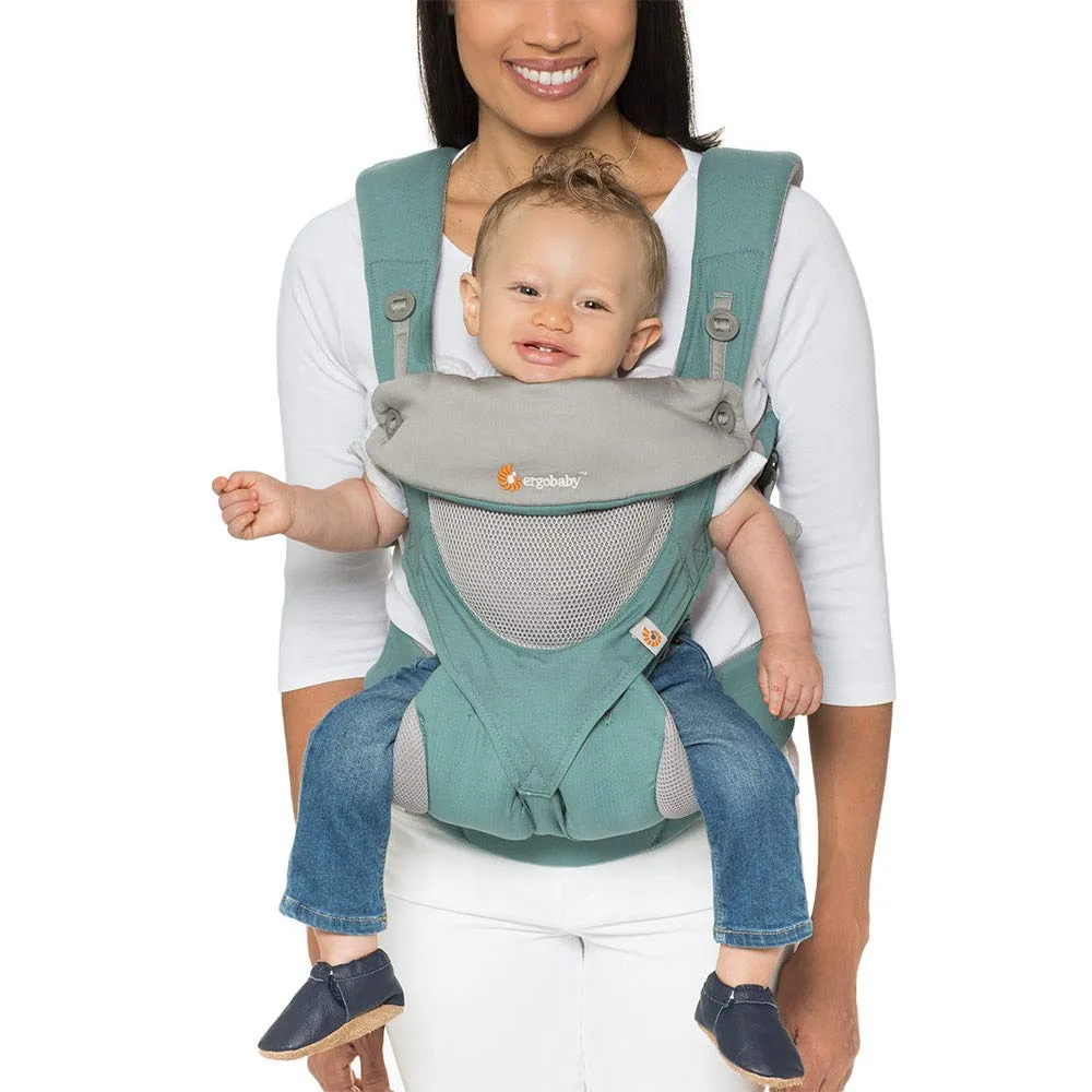 Ergobaby Carrier, 360 All Carry Positions Baby Carrier with Cool Air Mesh, Icy Mint