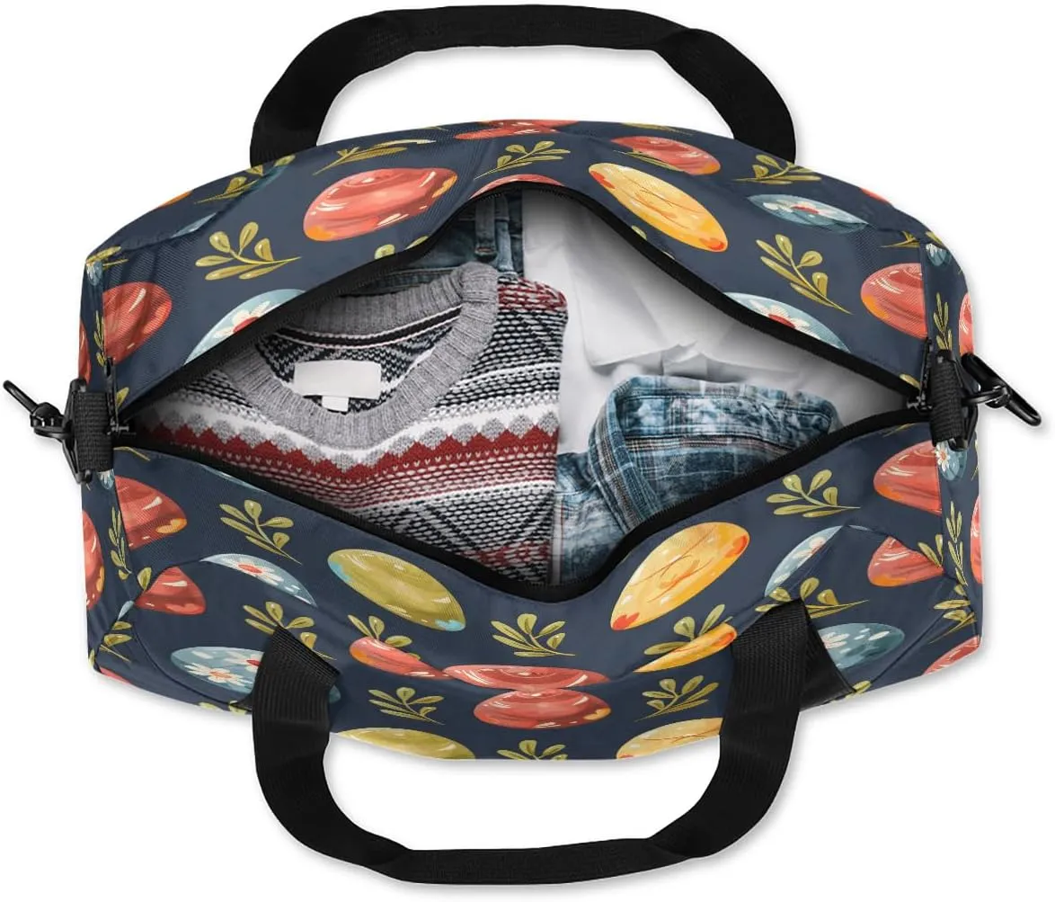 Festivals - Easter Kids Duffle Bag Boys Girls Small Sport Dance Gym Bag for Overnight Travel Weekender Carry On