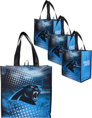 FOCO NFL Team Logo Reusable Grocery Shopping Bags Totes