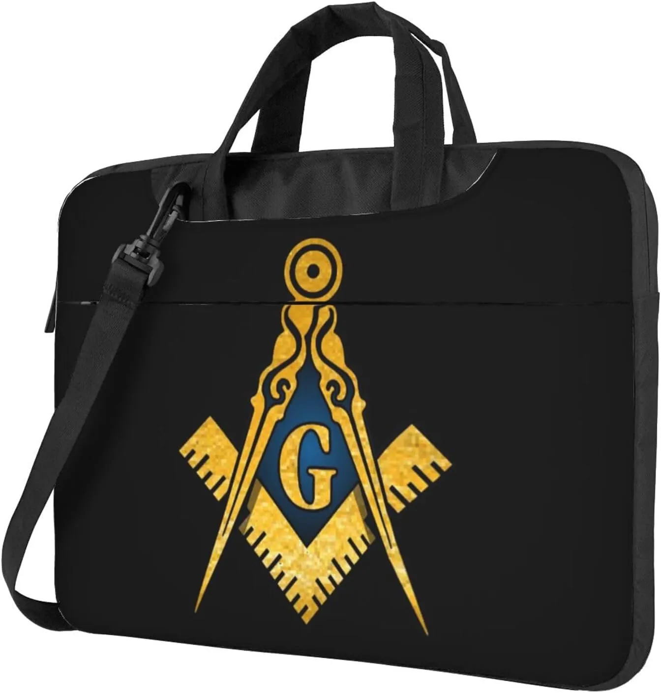 Freemason 3d Pattern Laptop Bag Shoulder Bag Computer Notebook Briefcase Messenger Bag
