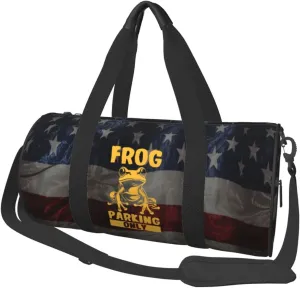 Frog Parking Only All Otners Will Be Toad Duffel Bag Gym Bag Travel Sports Tote Large Foldable Beach Swim Yoga1