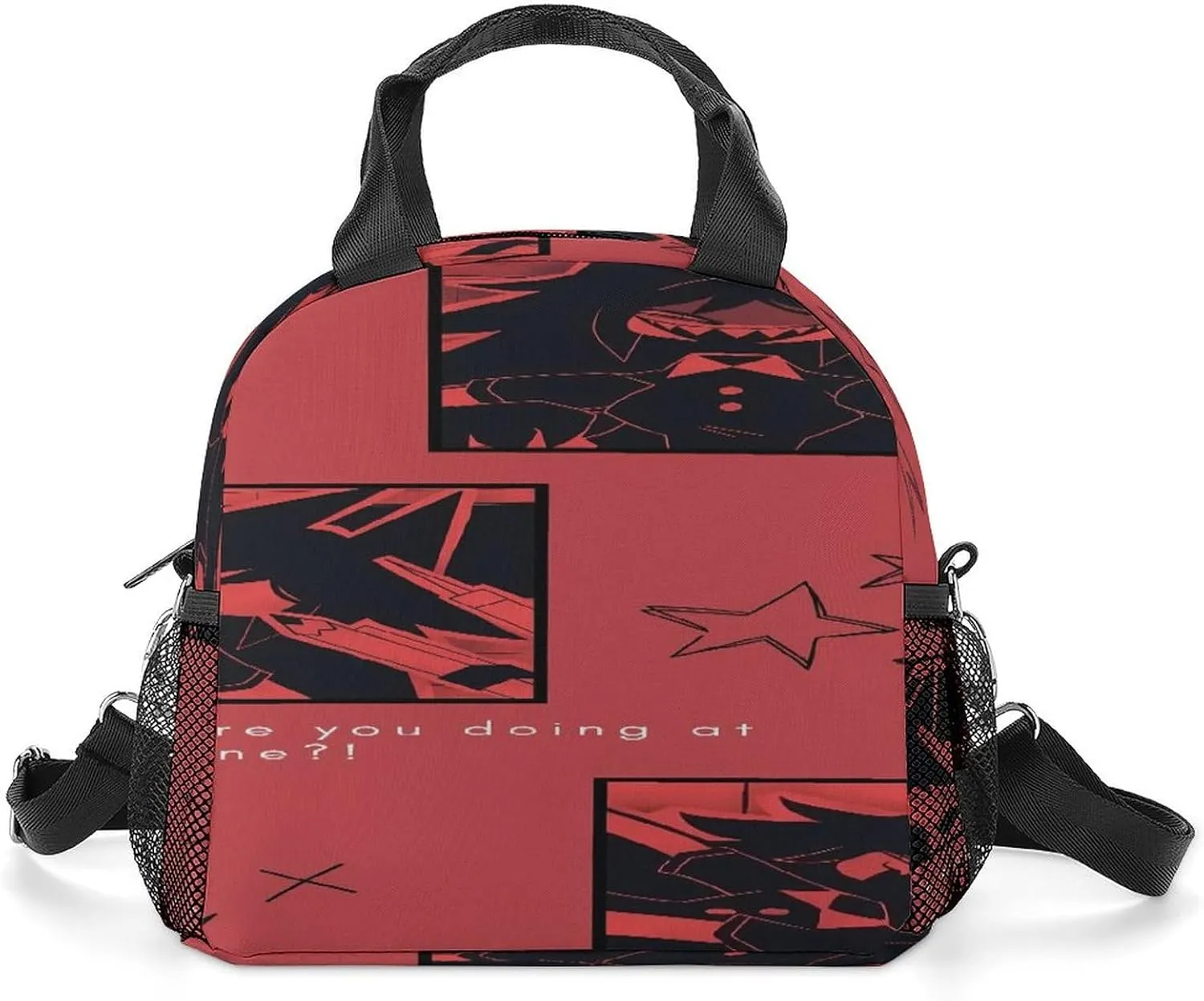 Fundamental-Paper Education Lunch Shoulder Bag Lightweight Insulated Heat Preservation Children's Lunch Bag Bento Box One Size