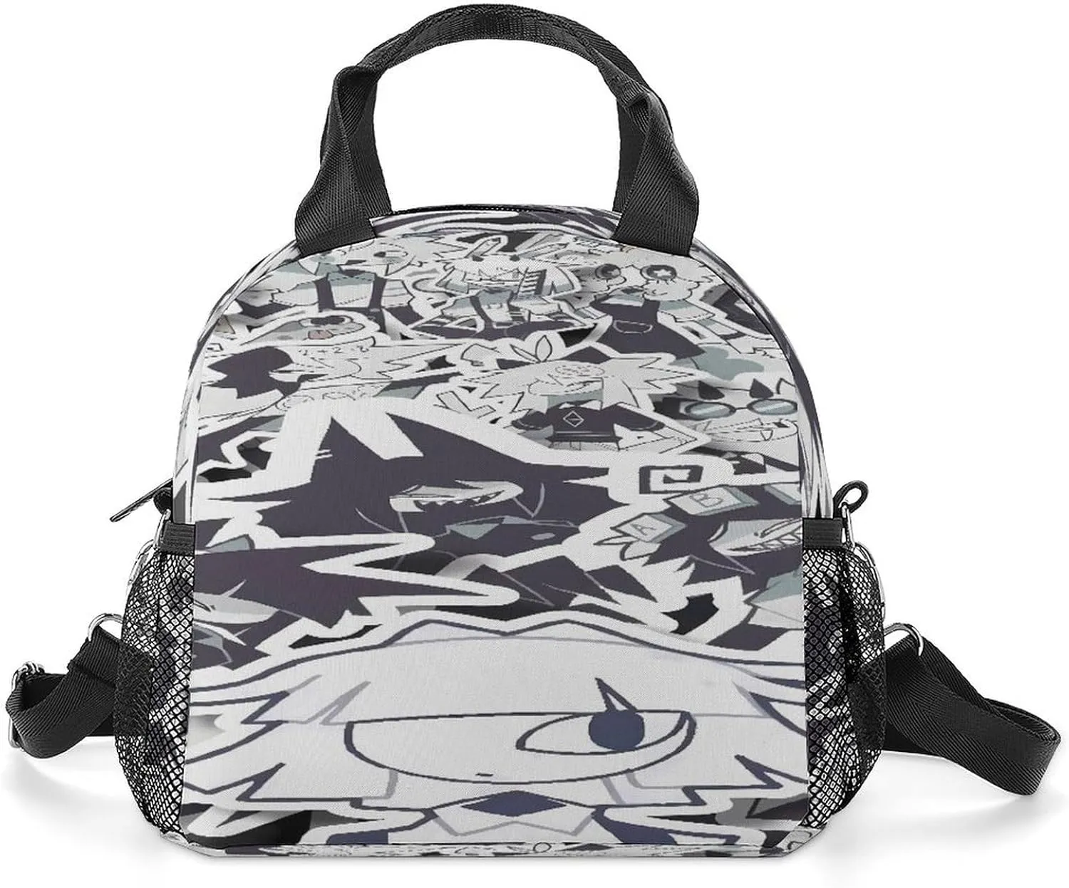 Fundamental-Paper Education Lunch Shoulder Bag Lightweight Insulated Heat Preservation Children's Lunch Bag Bento Box One Size