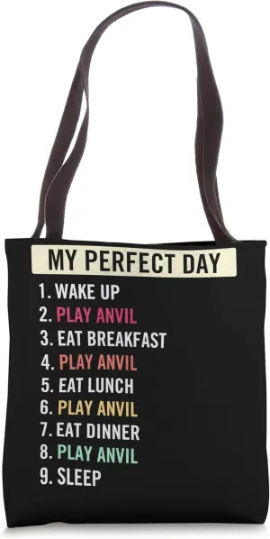 Funny Anvil Players Anvil Lovers Anvil Musicians Tote Bag