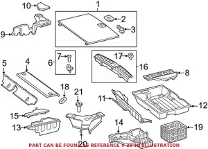 Genuine OEM Spare Tire Bracket for Mercedes 2048980200