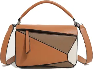 geometry bag splicing women's bag hand carrying big bag pillow bag web celebrity with the same fashion shoulder bag