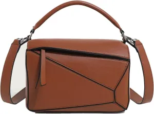 geometry bag splicing women's bag hand carrying big bag pillow bag web celebrity with the same fashion shoulder bag