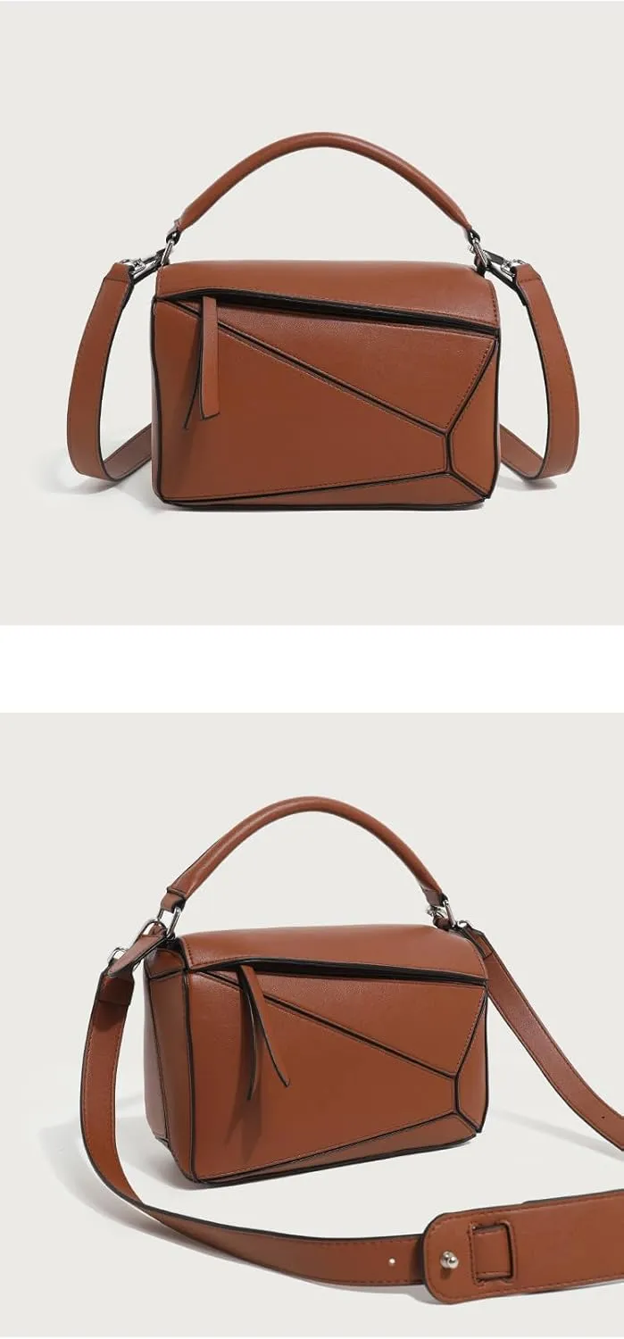 geometry bag splicing women's bag hand carrying big bag pillow bag web celebrity with the same fashion shoulder bag