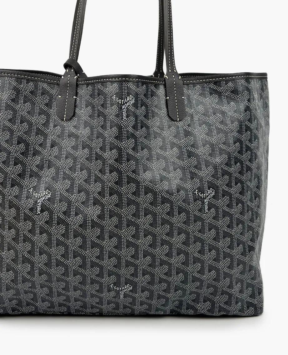 Goyard Saint Louis Tote Goyardine PM Gray