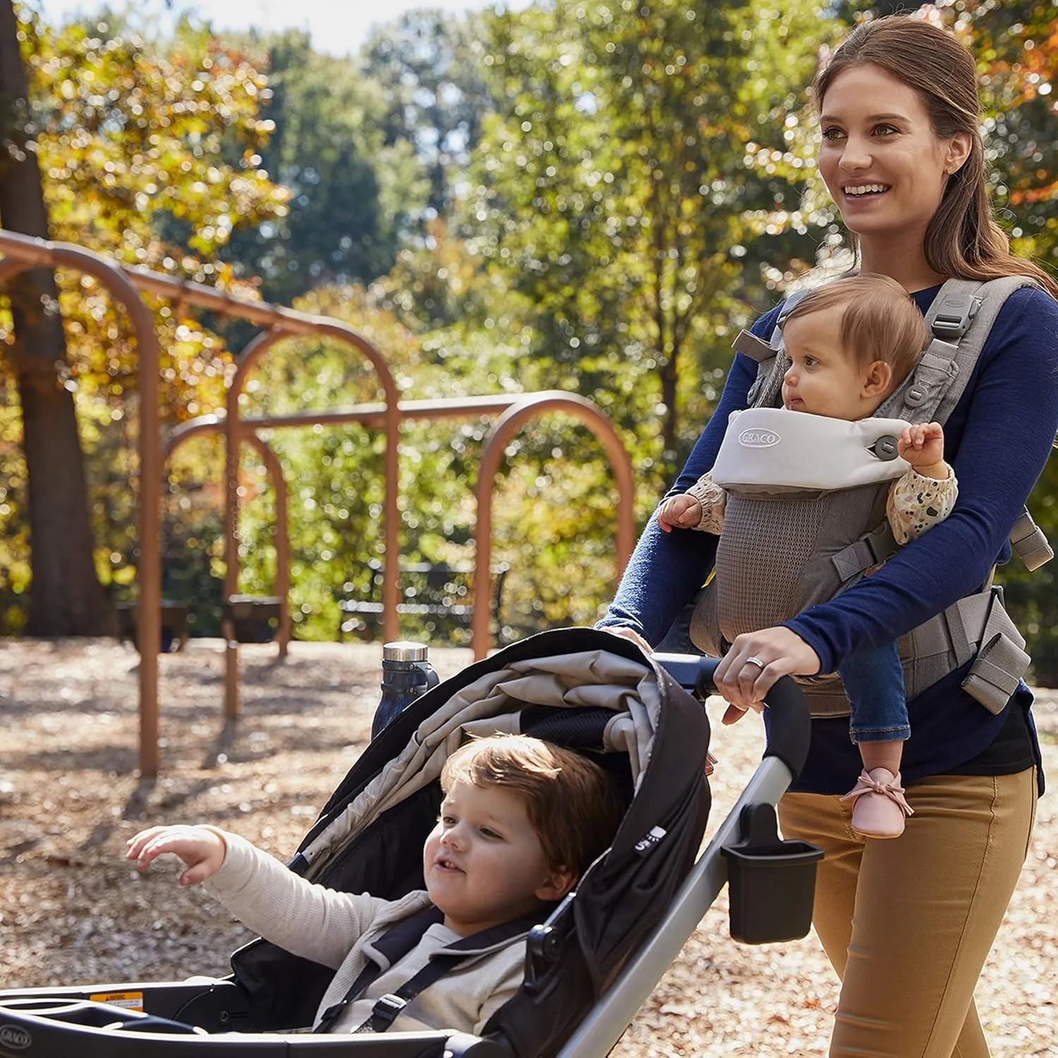 Graco Cradle Me 4 in 1 Baby Carrier | Includes Newborn Mode with No Insert Needed