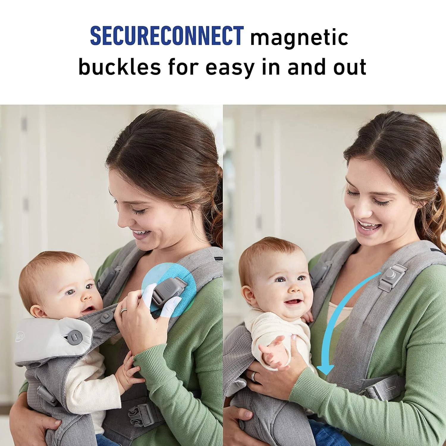Graco Cradle Me 4 in 1 Baby Carrier | Includes Newborn Mode with No Insert Needed
