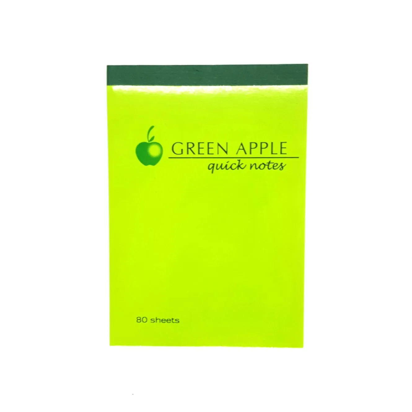 Green Apple Padded Notebook 80Lvs (Horizontal)