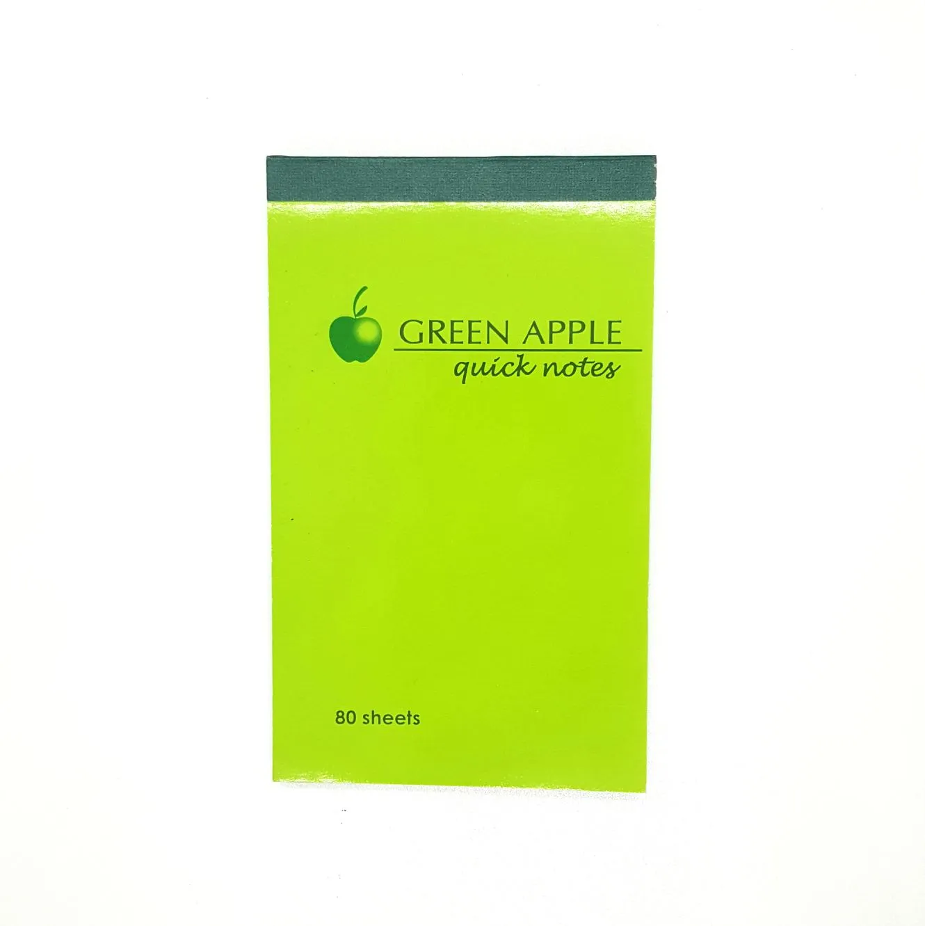 Green Apple Padded Notebook 80Lvs (Horizontal)