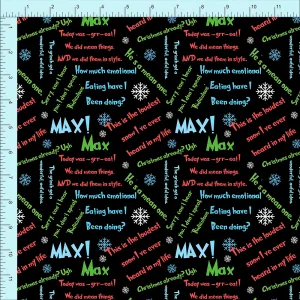 Grinch Grumbles (pre-order) - Fabric Club Month 18