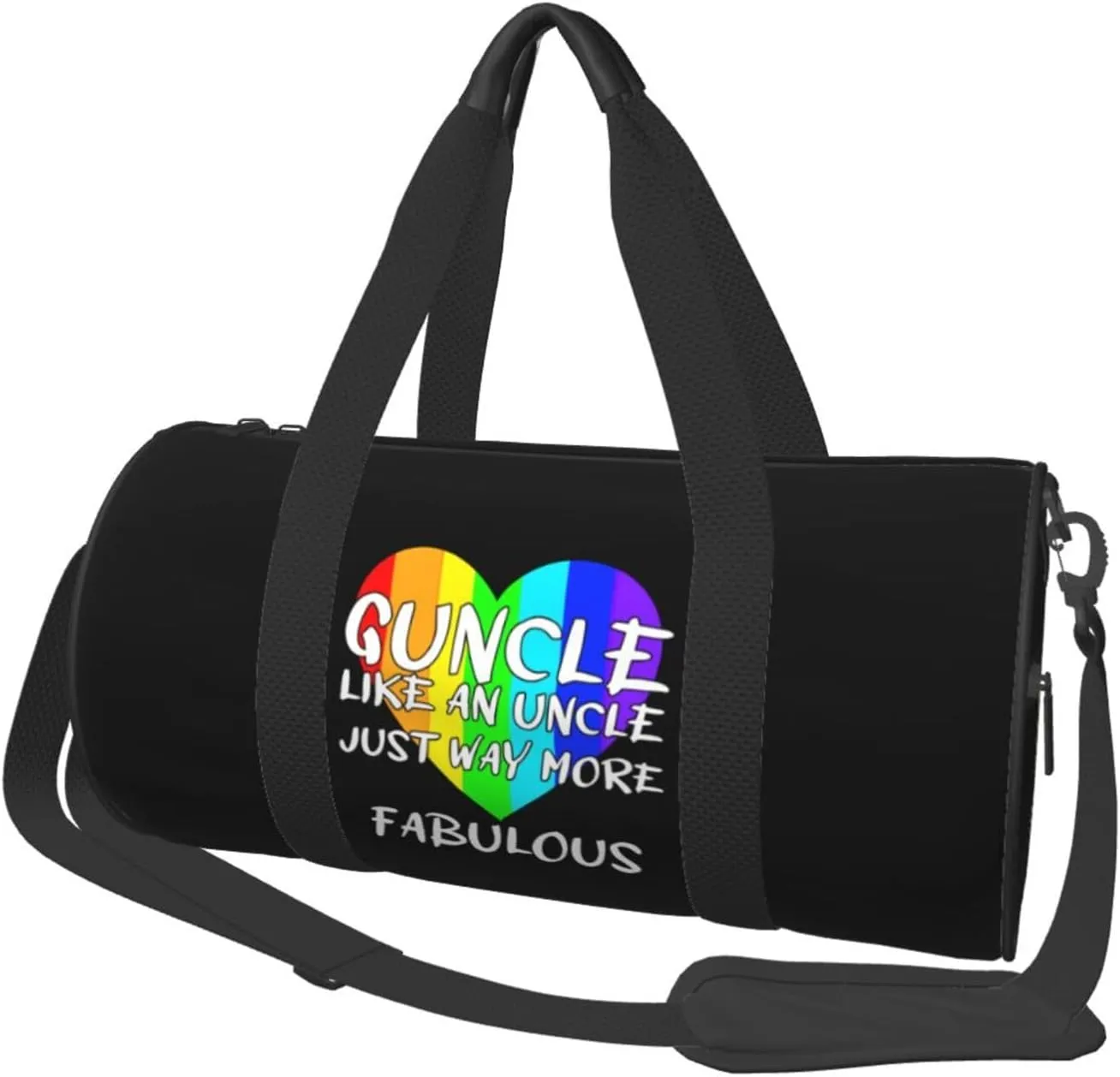 Guncle Like An Uncle Only More Fabulous Gay Pride Duffel Bag Gym Bag Travel Sports Tote Large Foldable Beach Swim Yoga8