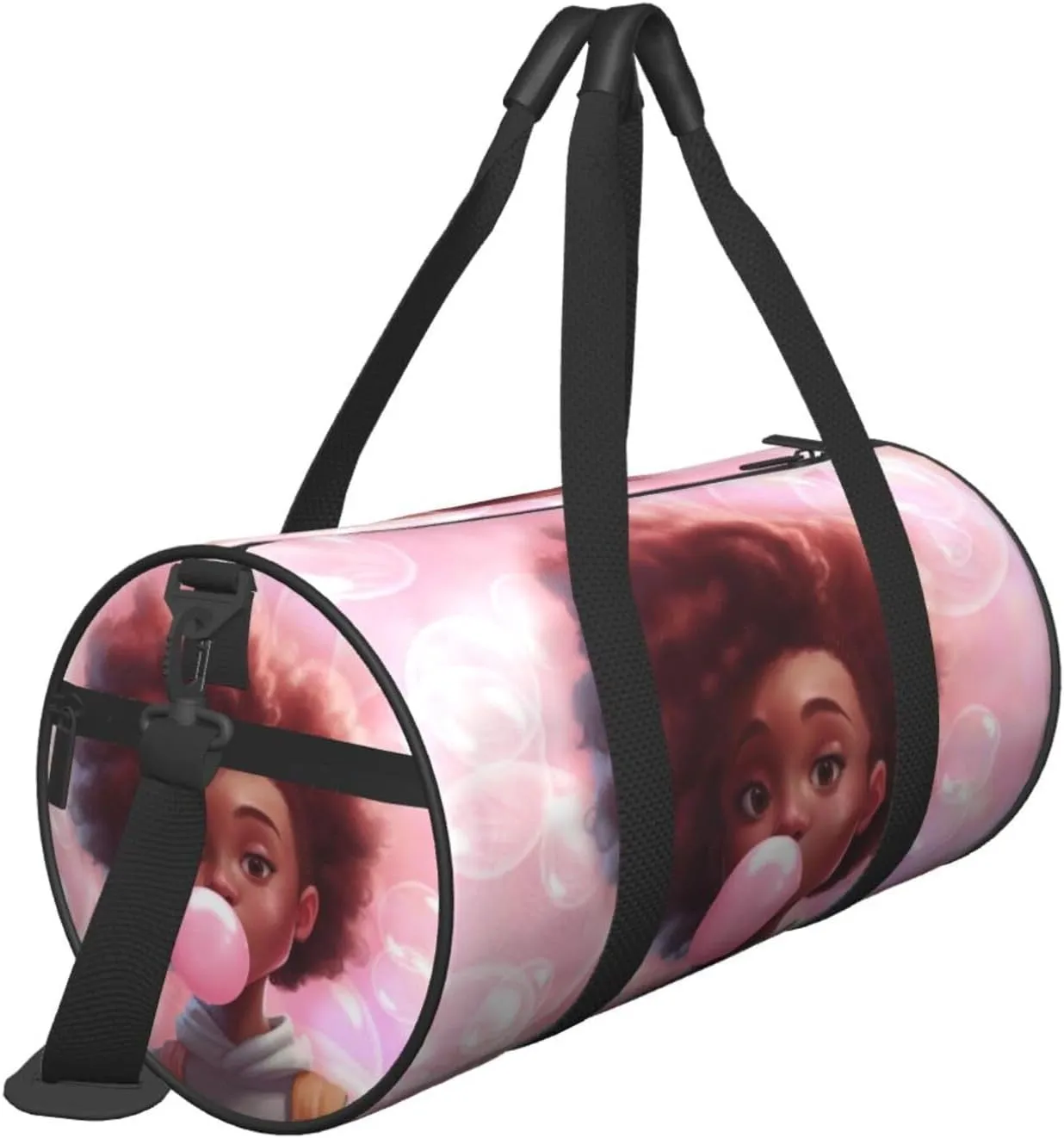 Gym bag for women Duffel Bags African American Afro Woman Sports Dance Bag Travel Luggage Bags for Men Women Weekender Sports Vacation