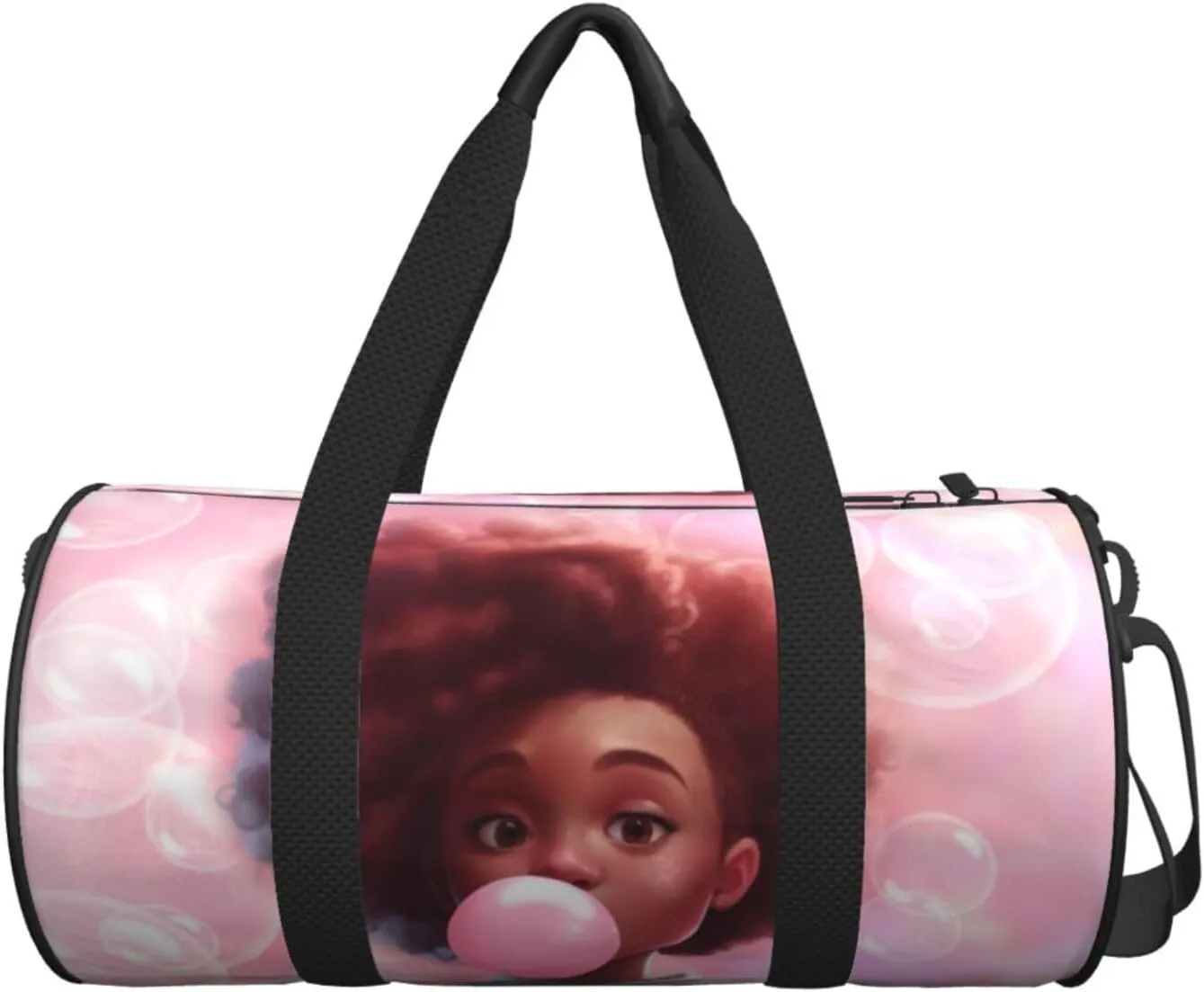 Gym bag for women Duffel Bags African American Afro Woman Sports Dance Bag Travel Luggage Bags for Men Women Weekender Sports Vacation